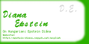 diana epstein business card